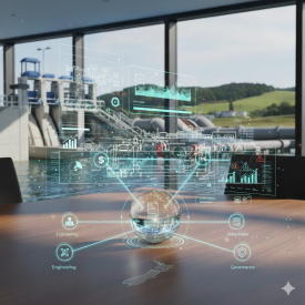 Water network graphic